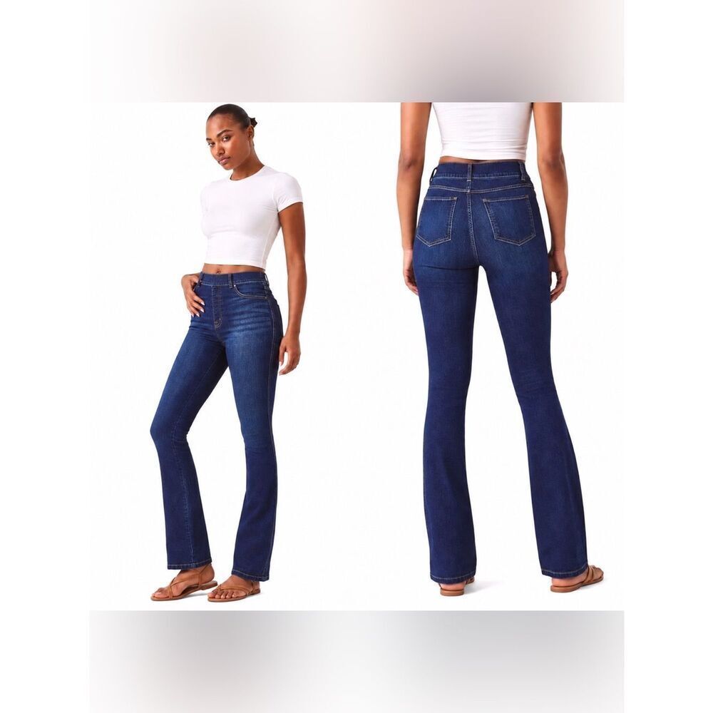 SPANX Dark Blue Flare Jeans-The Twisted String
